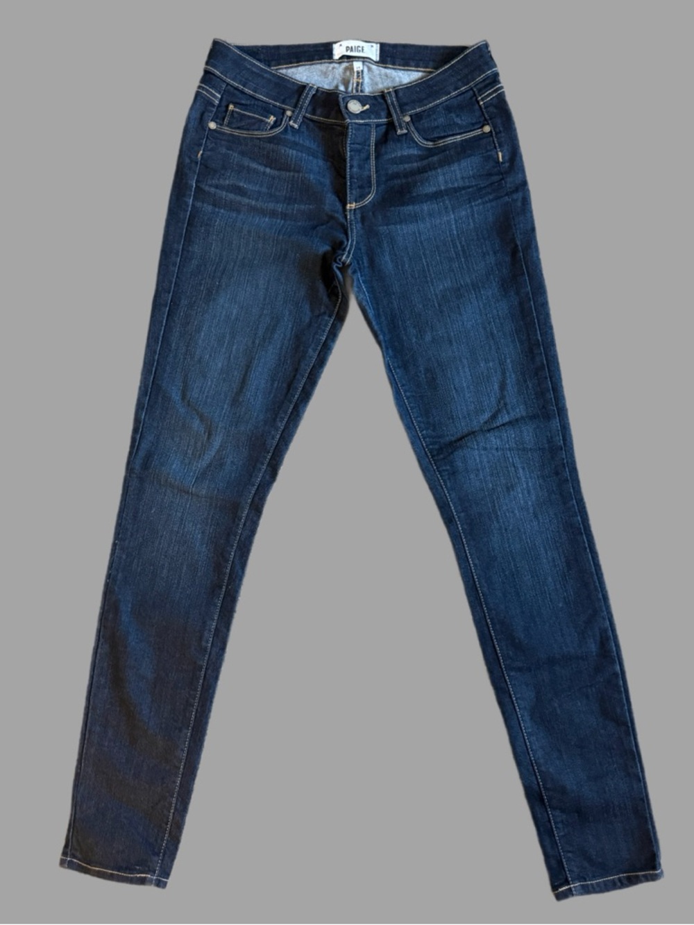 PAIGE Dark Indigo Skinny Jeans